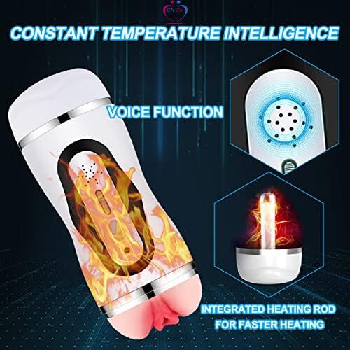 Masturbâteur Homme Mains Libres Vagin - Sextoy Homme Masturbateurs Masculins Vagin+Bouche Sex toys Slide 6