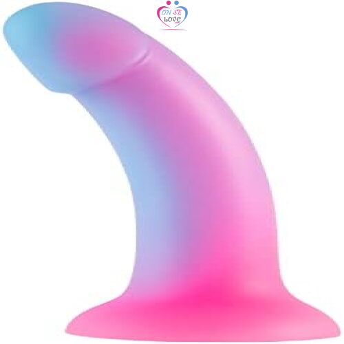 Gode Réaliste en silicone de 18 cm, Godemichets Lumineux Coloré avec Ventouse Forte,Masturbation pour Stimulation du Point G Vaginal et Aanal, Sex Toys Pénis ré - Annonce sur OnSeLove