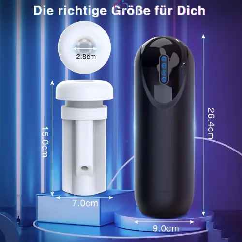 Masturbateur populaire entièrement automatique pour hommes Alien Airplane Cup célèbre jouet inversé avec fonction de vibration matériau TPE pour adultes Slide 6