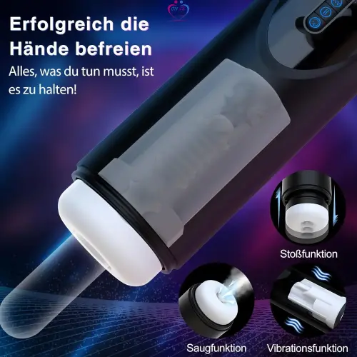 Masturbateur populaire entièrement automatique pour hommes Alien Airplane Cup célèbre jouet inversé avec fonction de vibration matériau TPE pour adultes Slide 2
