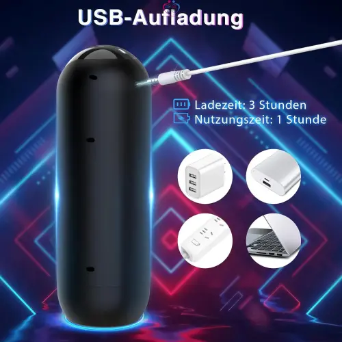 Masturbateur populaire entièrement automatique pour hommes Alien Airplane Cup célèbre jouet inversé avec fonction de vibration matériau TPE pour adultes Slide 5