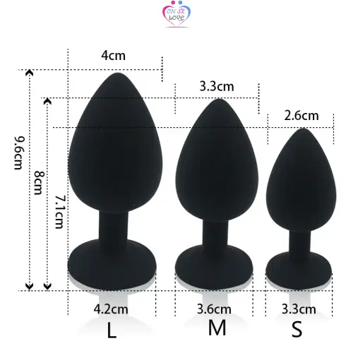 Pack de 3 Plug anal -Anal Pas de Vibrateur Plug Pour Femmes Hommes Doux Silicone Prostate Masseur Adulte Gay Produits Anal Butt Plug Mini Érotique Bullet sex - Annonce sur OnSeLove