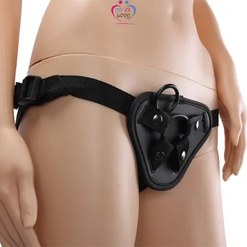 Jouets pour adultes taille réglable harnais sous-vêtements lesbiens sangle sur ceinture en cuir gode culotte - Annonce sur OnSeLove