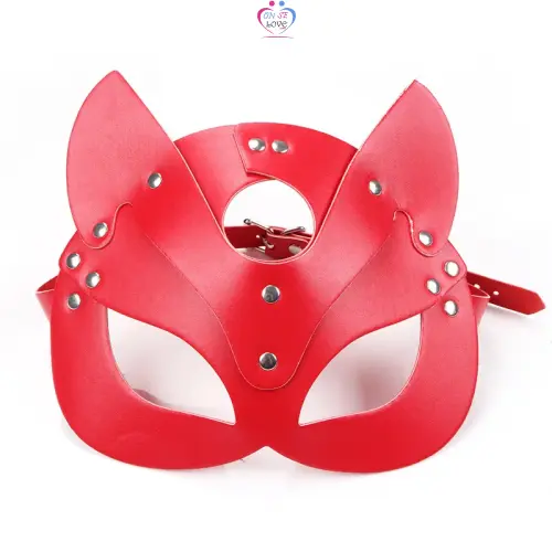 Mask SM - cuir Pu exotique Eyepatch Roleplay Sexy masque facial pour adulte femme Bondage Pu cuir renard fétiche masque pour les yeux Slide 3