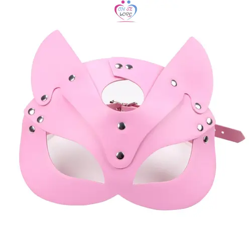 Mask SM - cuir Pu exotique Eyepatch Roleplay Sexy masque facial pour adulte femme Bondage Pu cuir renard fétiche masque pour les yeux Slide 5