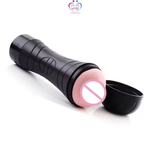 Masturbateur En Forme De Vagin - Noir Et Rose Slide 5