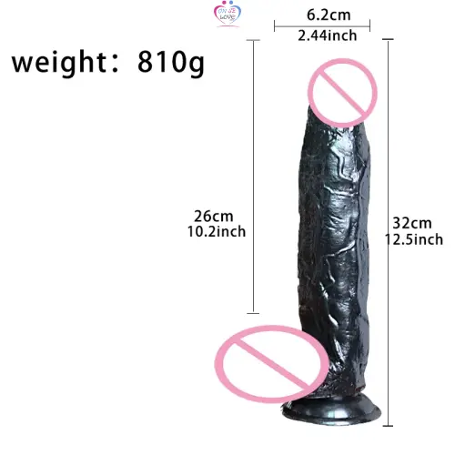 un gode artificiel gode noir jouets sexuels Slide 2