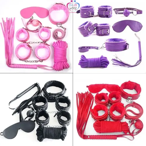Kit de soumission - Ensemble de Bondage en Cuir Véritable Slide 6