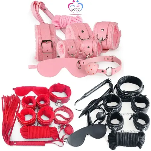 Kit de soumission - Ensemble de Bondage en Cuir Véritable Slide 2