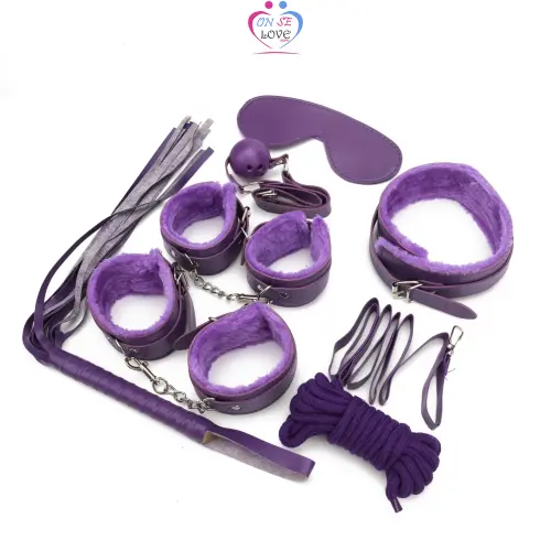 Kit de soumission - Ensemble de Bondage en Cuir Véritable Slide 3