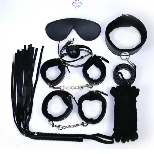 Kit de soumission - Ensemble de Bondage en Cuir Véritable - Annonce sur OnSeLove