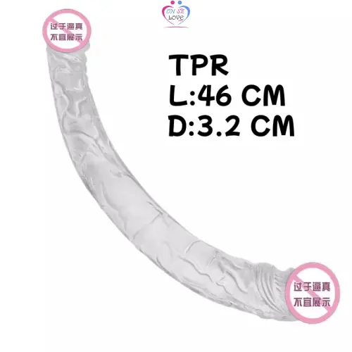 Silicone 46 cm Double Dong Dildo pour femme Slide 6