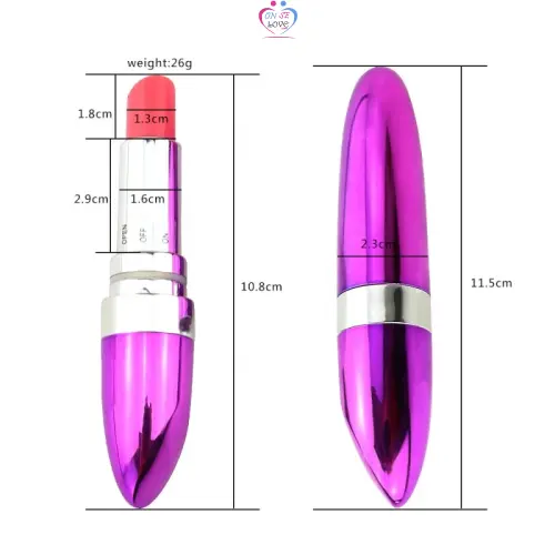 Mini Rouge à Lèvres Gode Vibromasseur Sexuel Slide 6