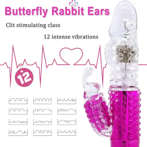 Vibromasseur électrique rotatif Stimulation du point G Clitoris Sex Toy pour femmes Slide 3
