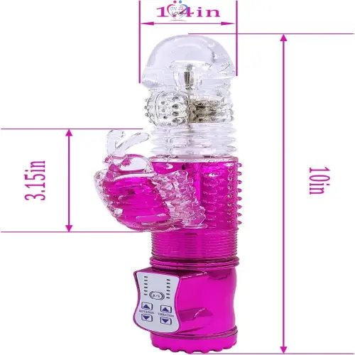 Vibromasseur électrique rotatif Stimulation du point G Clitoris Sex Toy pour femmes Slide 5