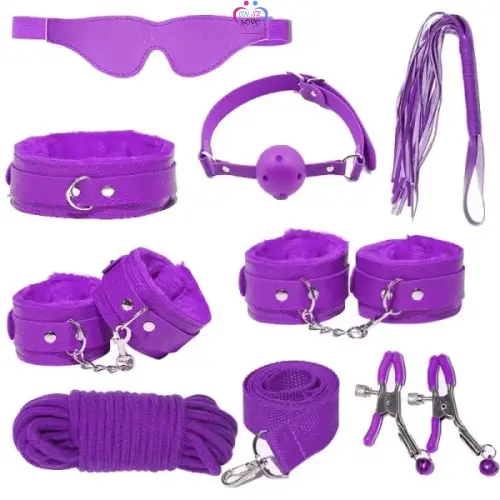 9 pcs/set En Cuir Bondage Kit Sadomasochiste pour Adulte - Annonce sur OnSeLove