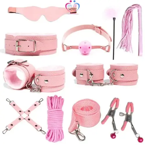 11 pcs/set En Cuir Bondage Kit Sadomasochiste pour Adulte Slide 2