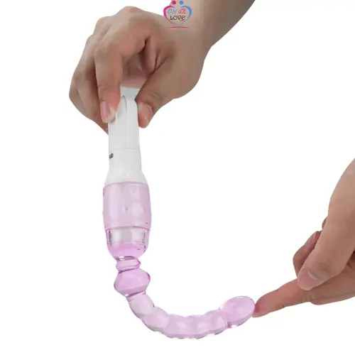 Plug Anale Silicone Soft Double Vibrator Sex Toys Couples Gode Anal Plug Stimulator Massage Slide 3