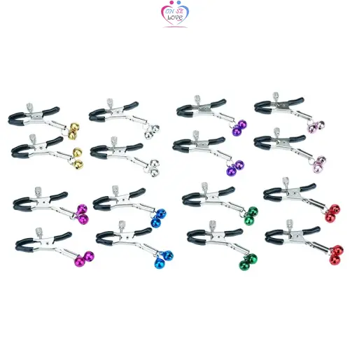 Pinces Tetons Pinces À Seins Adulte Jouets pour Le Sexe Pinces à Seins pour Les Femmes avec La Chaîne Pinces à Seins pour Le Sexe Jouets pour Adultes Purple Slide 2