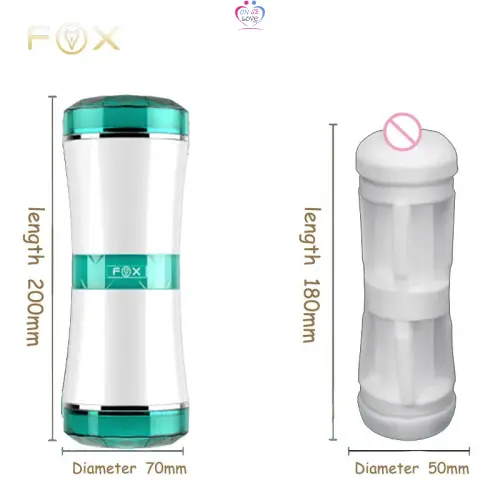 Vagin Réal Anal Double Canal Masturbateur Mâle Coupe Pochettes Chatte Sex Toys Pour Hommes Slide 7