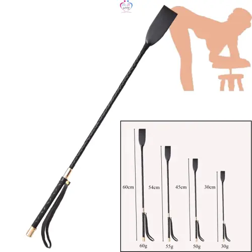 Fouet droit en cuir BDSM  jeu de rôle pour adultes, outils de fessée, jouets sexuels fétichistes - Annonce sur OnSeLove