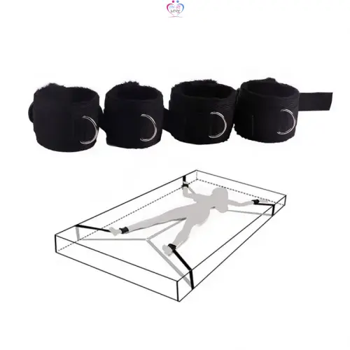 Ensemble de bondage en cuir avec outils et kits de retenue réglables, jouets sexy pour couples adultes, esclaves débutants (couleur : rose) - Annonce sur OnSeLove