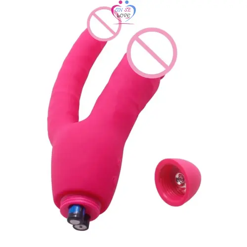 Vente en gros Double gode Vibromasseur électrique en silicone pour femmes Slide 2