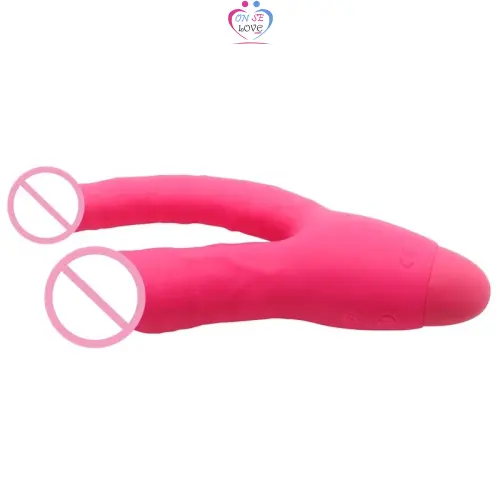 Vente en gros Double gode Vibromasseur électrique en silicone pour femmes Slide 7