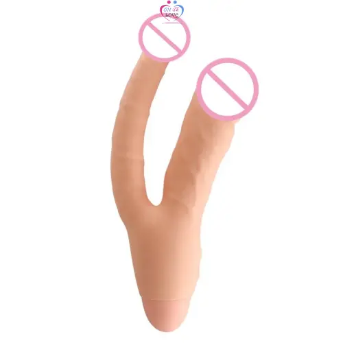 Vente en gros Double gode Vibromasseur électrique en silicone pour femmes Slide 4