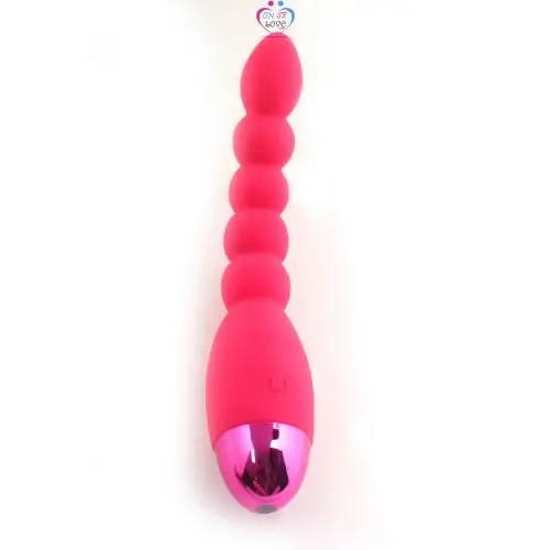 Vibromasseur de perles d'amoureux Rechargeable, point G, vibrateur de lapin dans les produits sexuels Slide 6