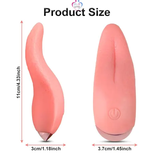 Langue Vibrateur Langue Lécher G-spot Clitoris Mamelon Orgasme Femelle Slide 3