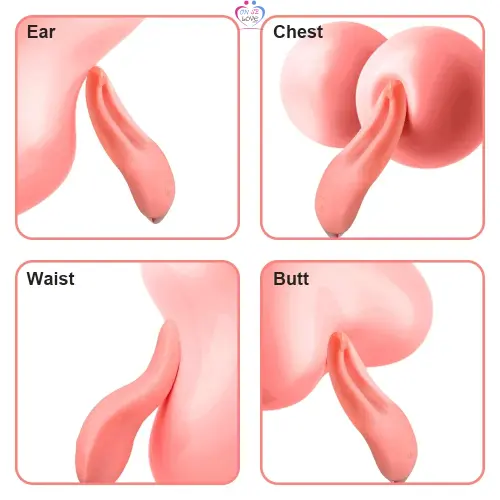 Langue Vibrateur Langue Lécher G-spot Clitoris Mamelon Orgasme Femelle Slide 4