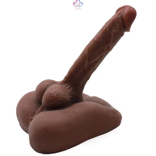Dispositif de masturbation gay de canon de plancher de gode masculin de silicone avec l'approvisionnement adulte d'outil de sexe de porte anale - Annonce sur OnSeLove