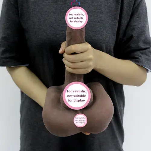 Dispositif de masturbation gay de canon de plancher de gode masculin de silicone avec l'approvisionnement adulte d'outil de sexe de porte anale Slide 3