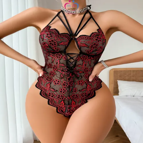 Combinaison nuisette en dentelle Ensemble de lingerie Lingerie femme - Annonce sur OnSeLove