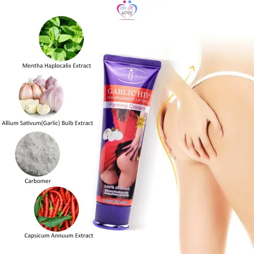 crème rehaussante de fesses pour femmes, crème rehaussante de fesses à l'ail Slide 4